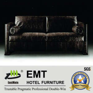 Nobler Black Sofa Set High Grade Hotel Sofa (EMT-SF37)