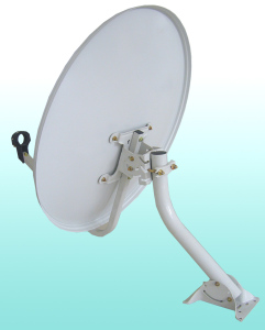 Ku Band Offset 60cm Outdoor Satellite TV Dish Antenna